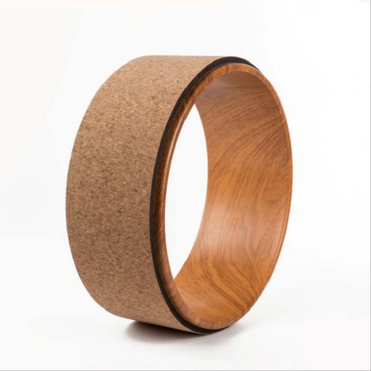 CHIC WOODED BACK ROLLER / YOGA RING