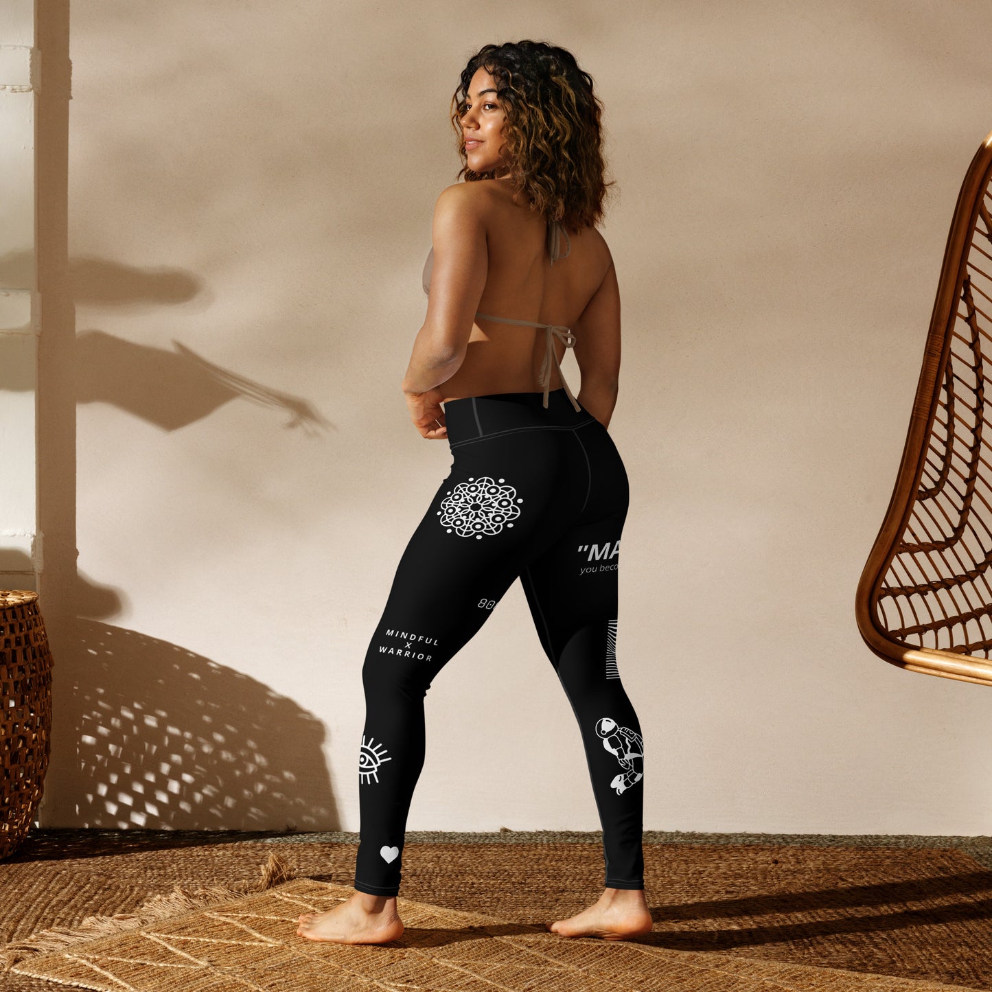 WOMEN'S MINDFUL WARRIOR "MANIFEST" YOGA PERFORMANCE LEGGINGS