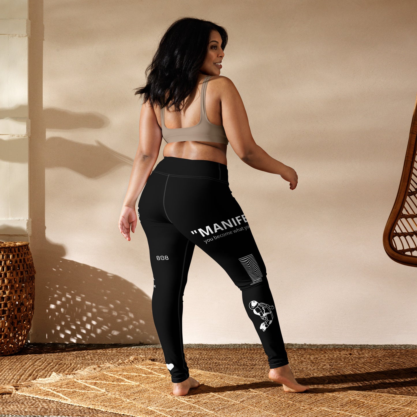 WOMEN'S MINDFUL WARRIOR "MANIFEST" YOGA PERFORMANCE LEGGINGS