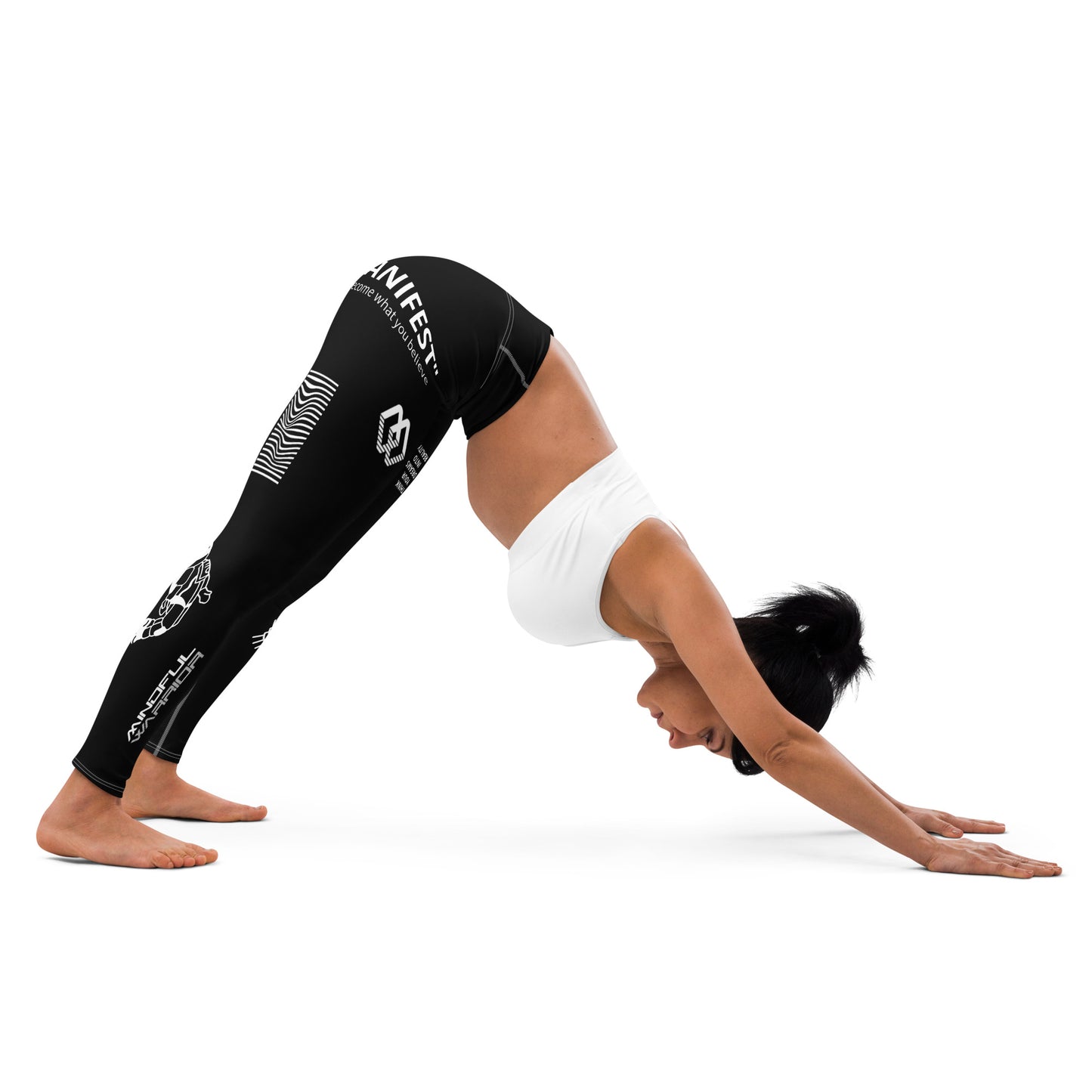 WOMEN'S MINDFUL WARRIOR "MANIFEST" YOGA PERFORMANCE LEGGINGS