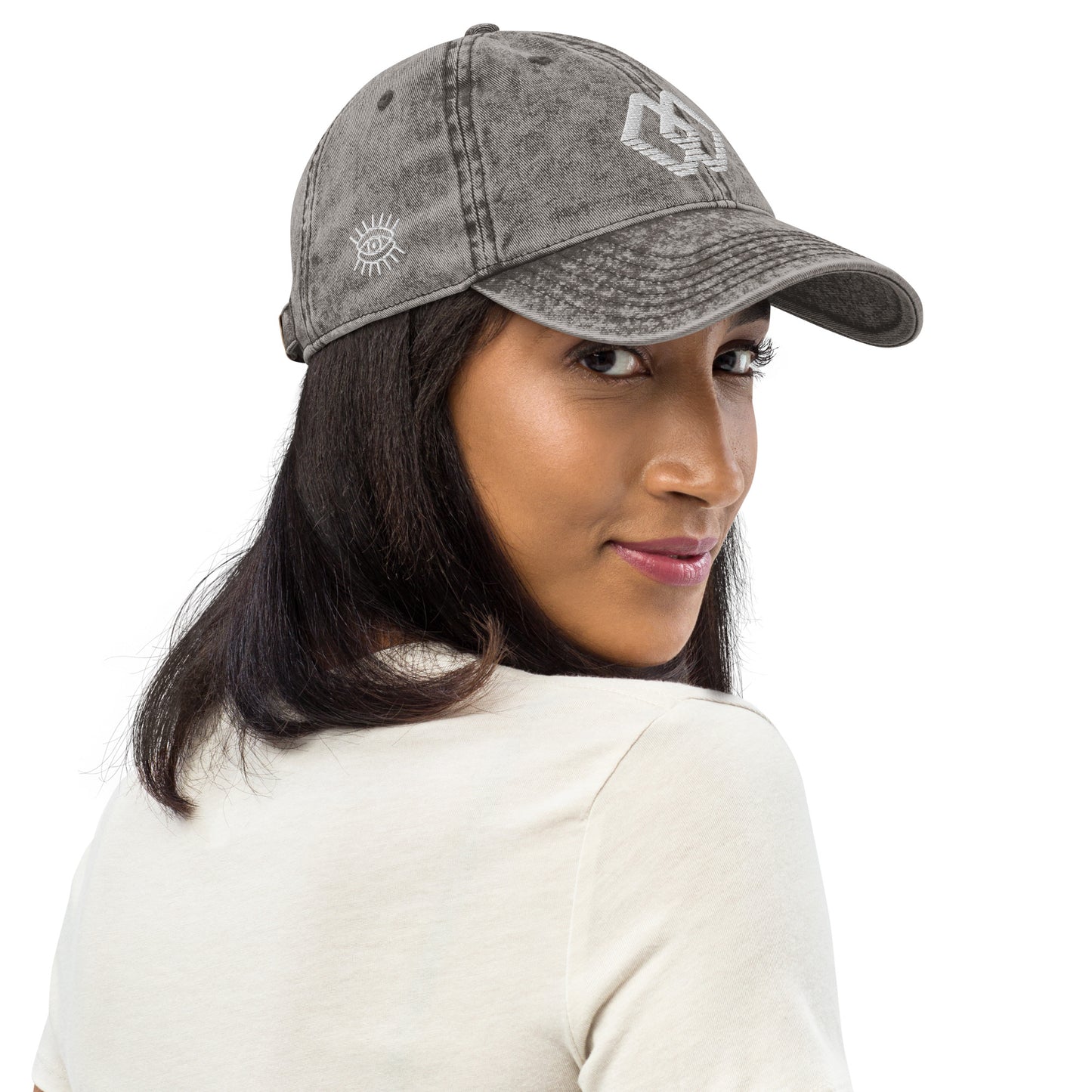 VINTAGE MINDFUL WARRIOR EYE DAD CAP