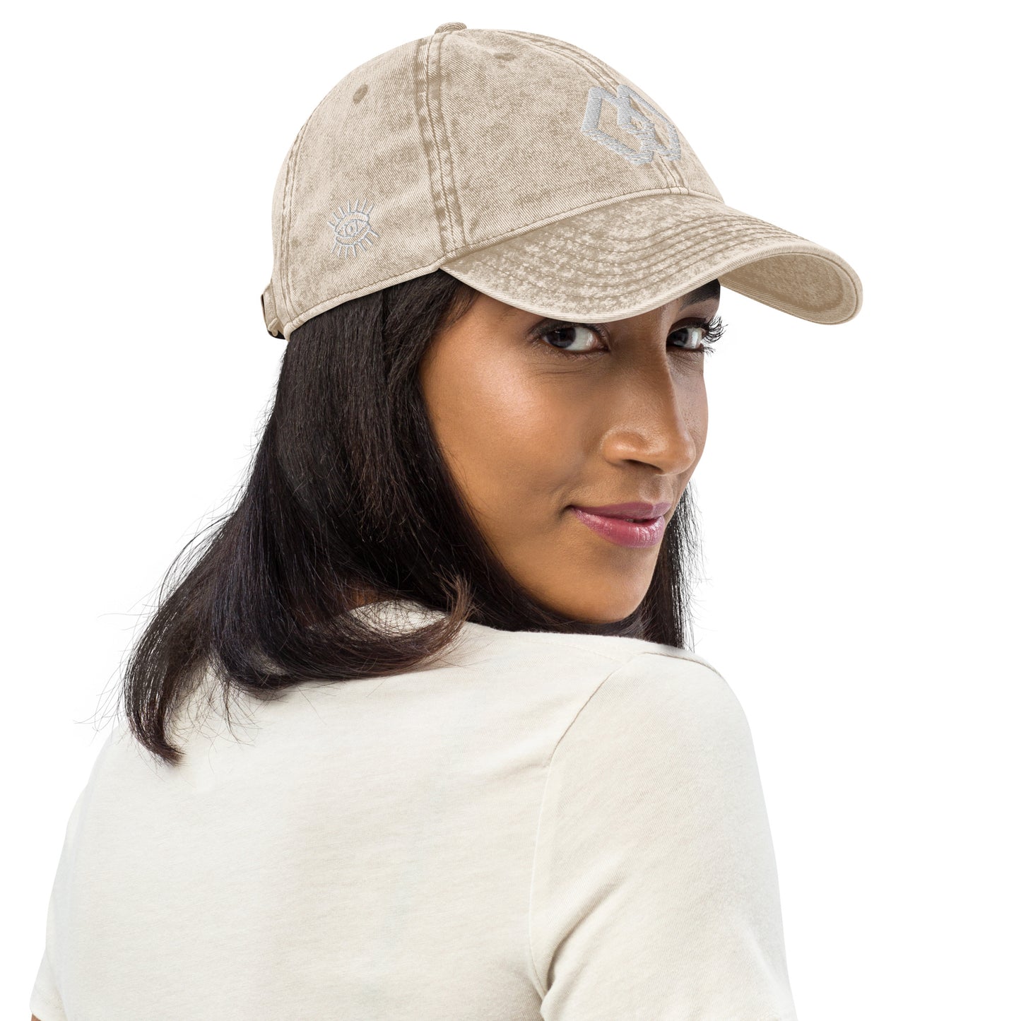 VINTAGE MINDFUL WARRIOR EYE DAD CAP