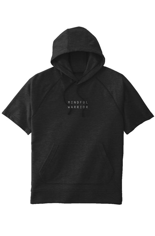 MINDFUL WARRIOR Tri-Blend Fleece  S/S Hooded Pullover