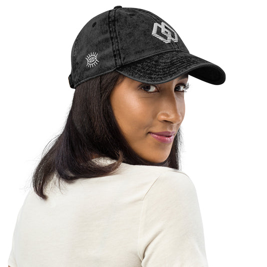 VINTAGE MINDFUL WARRIOR EYE DAD CAP